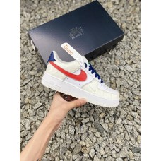 Nike Air Force 1 空军一号  灰蓝红蛇纹   空军鞋 DV1493-161