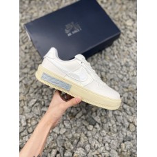 Nike Air Force 1 Low  解构 马卡龙 白黄  空军鞋  DH1290 002