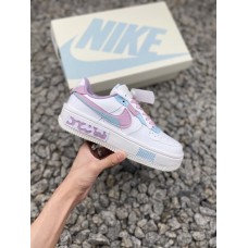 Nike Air Force 1 Fontanka 粉蓝解构  空军鞋  CW6688 607