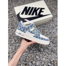 Nike Air Force 1 ’07 白蓝牛仔NY联名  空军鞋  CW1888 602