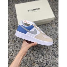 Air Force 1 Nike Low 拼接色牛筋布 空军鞋 DG2296 018