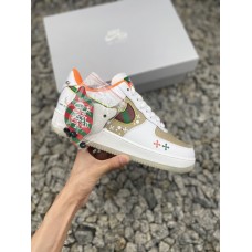 Nike Air Force 1 Low 定制圣诞节夜光  空军鞋  DO2333 101