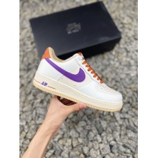 Nike Air Force 1 Low 07 米黄紫 空军鞋  CW3388 205