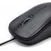 Basics 3-Button USB Wired Mouse - Black