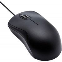 Basics 3-Button USB Wired Mouse - Black