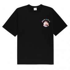 New Korea ADLV Standard Donuts Girl Oversized Short-sleeved T-shirts | 小标甜甜圈女孩