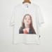 New Korea ADLV Doodle girl Oversized Short-sleeved T-shirts | 嘟嘟嘴女孩