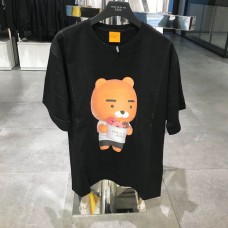 New Korea KAOKAO & ADLV Joint Yellow KAOKAO Oversized Short-sleeved T-shirts | 黃色熊