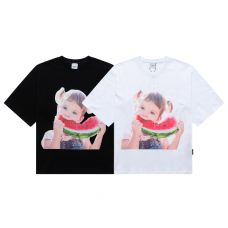 2021 New Korea ADLV Watermelon Girl Oversized Short-sleeved T-shirts | 西瓜女孩