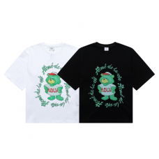 2021 New Korea ADLV Green Bear Oversized Short-sleeved T-shirts | 綠色熊