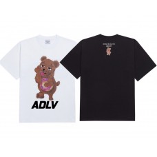 2021 New Korea ADLV Rock Bear Oversized Short-sleeved T-shirts | 摇滚熊