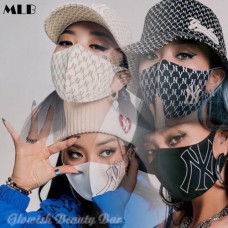 New Korea MLB Face Mask NY Full Printed Reusable Breathable Protection Face Mask | MLB口罩NY印花潮流款透气防雾霾保暖款