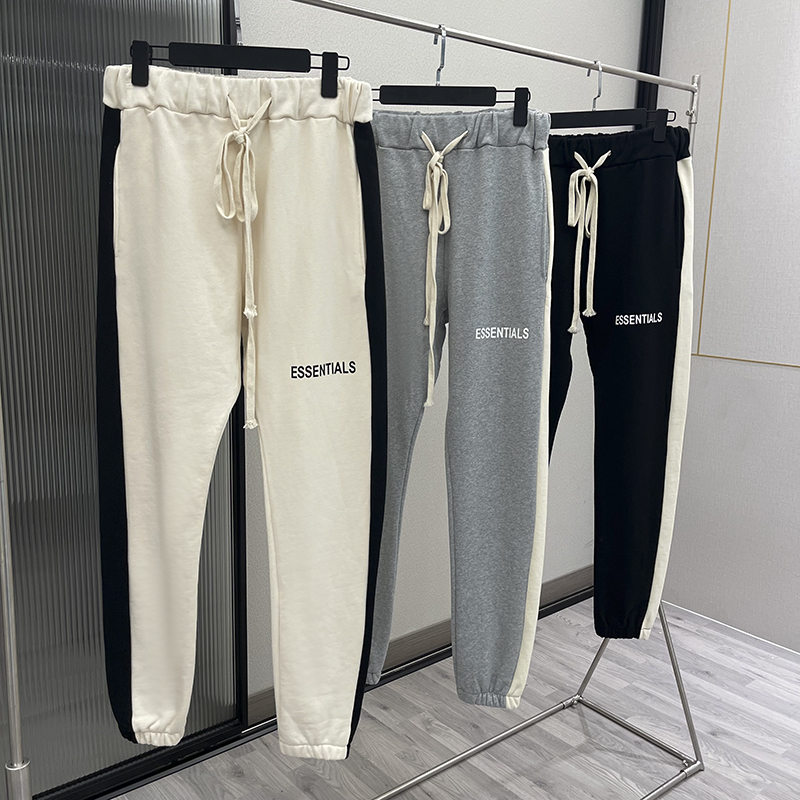 FOG-FEAR-OF-GOD-Essentials-Sweatpants-Letters-print-Hip-Hop-Streetwear-Mens-High